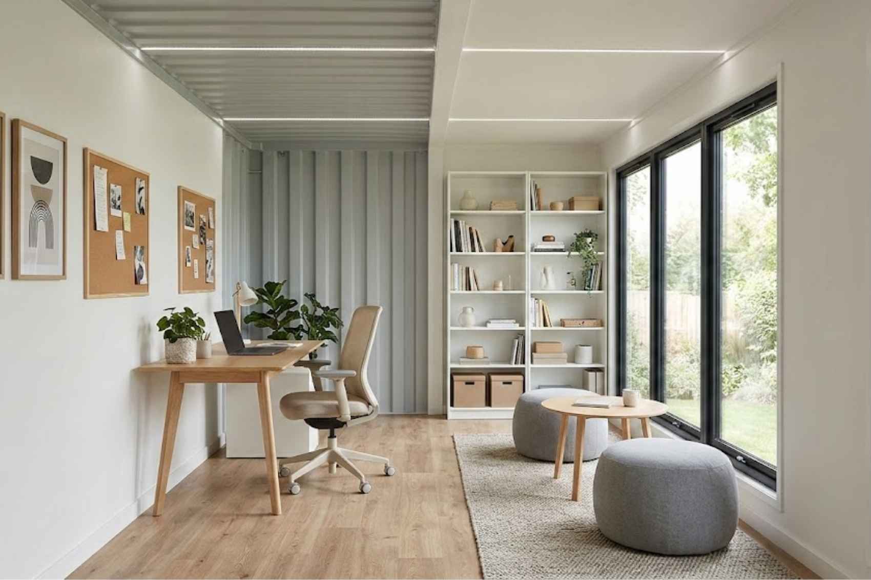 Ghid de amenajare interioara: Cum transformi un container intr-un birou de vis