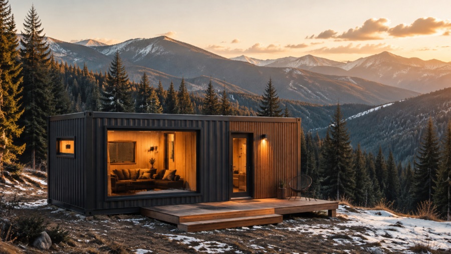 Containere de locuit pentru un weekend la munte: ce trebuie sa planifici