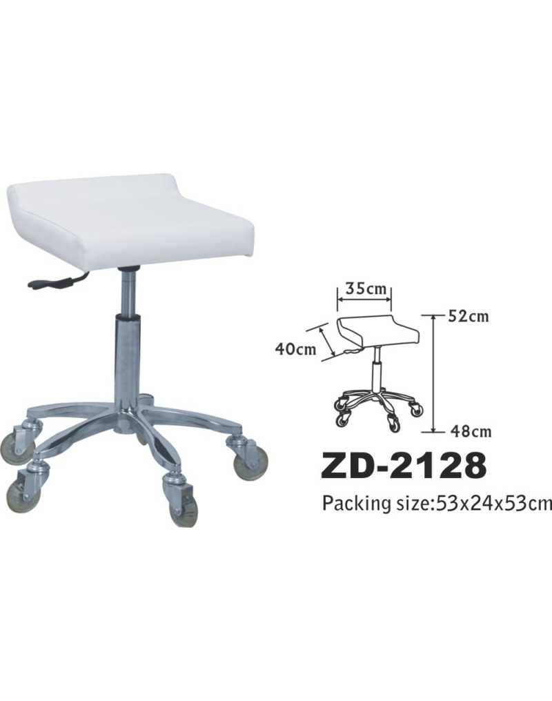 SCAUN COSMETICIAN ALB