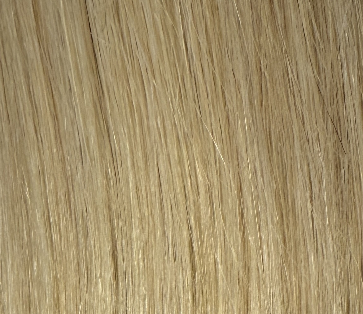 Extensii din păr natural cu clipsuri, blond deschis #22
