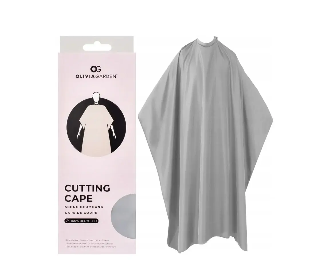Olivia Garden - Pelerină Impermeabilă pentru tuns și vopsit Light Grey