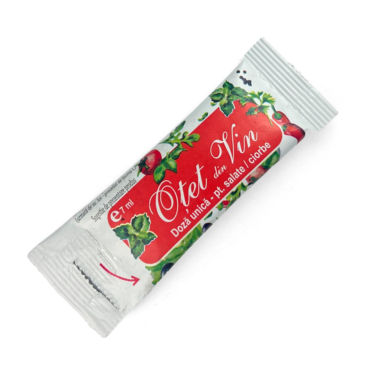 Oțet din vin (bax 250 buc) – plic 7 ml