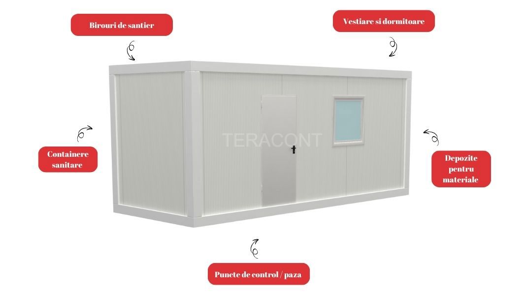 Containere de santier de vanzare – solutii modulare pentru proiecte eficiente